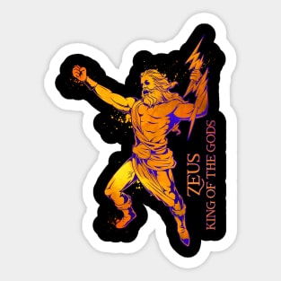 King of the gods - Zeus Sticker